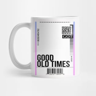 Good old times ticket Mug